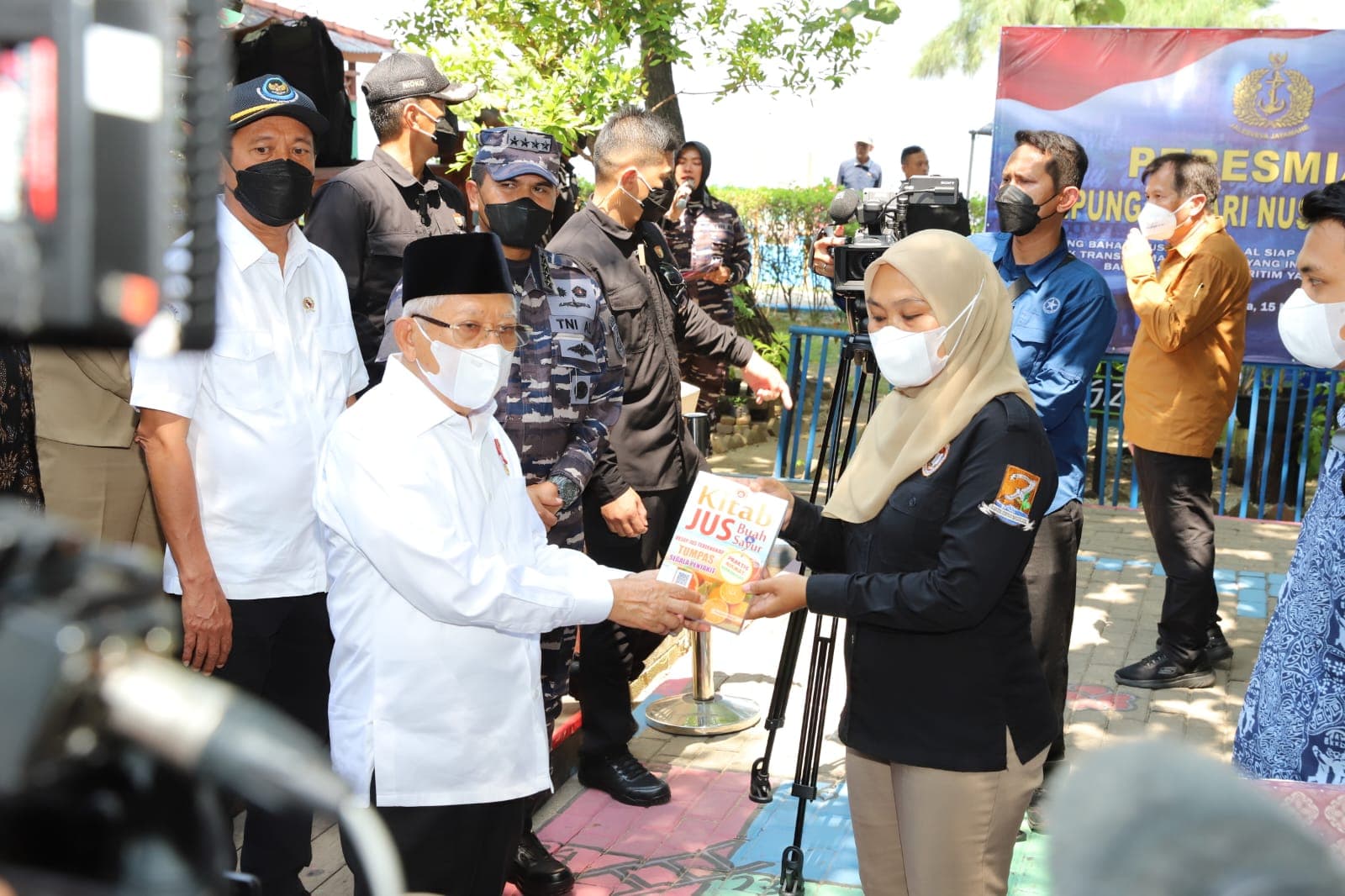 Perpusnas Hadir di Kampung Bahari Nusantara