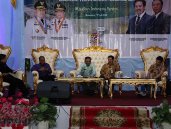 Roadshow Perpusnas 2017 di Gorontalo : PR Untuk Menumbuhkan Budaya Baca