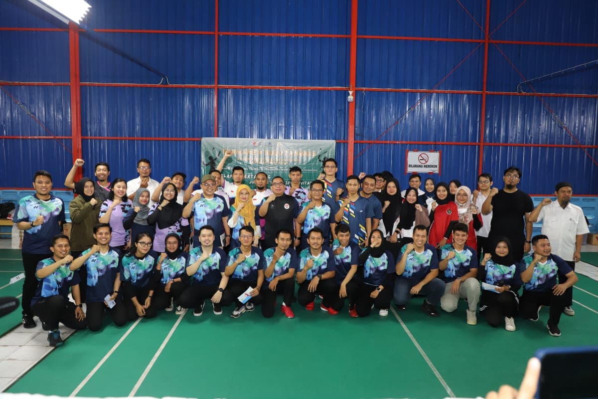 Turnamen Badminton Perpusnas 2024: Menjaga Silaturahmi dan Sportivitas Jelang HUT RI ke-79