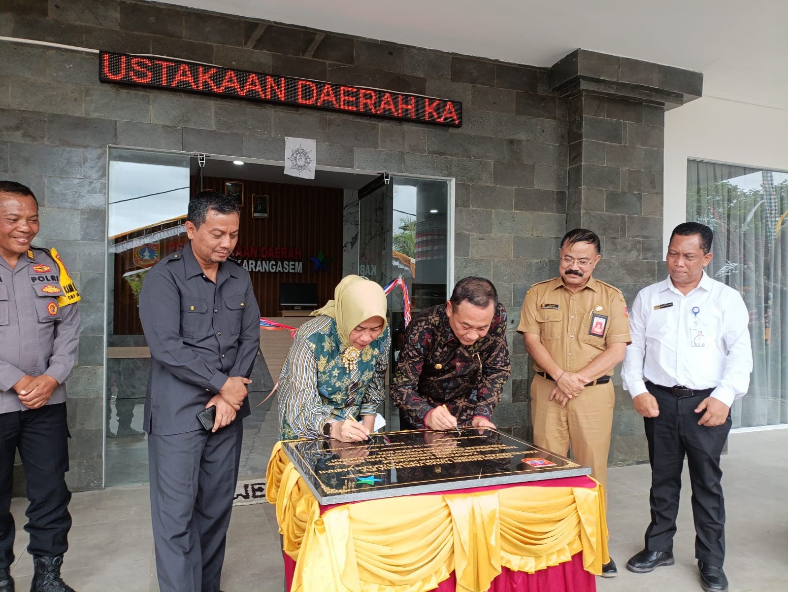 Gedung Layanan Perpustakaan Kabupaten Karangasem Diresmikan, Dorong Literasi Masyarakat