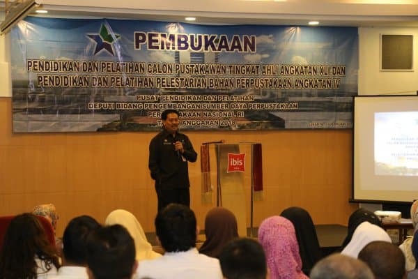 Beri Arahan Diklat CPTA dan Pelestarian Bahan Pustaka 2018, Kepala Perpusnas : Diklat Buka Peluang Untuk Meningkatkan Kompetensi 