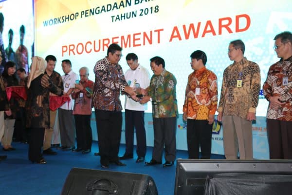 Peepustakaan Nasional Kembali Memperoleh Penghargaan Procurement Award Tahun 2018