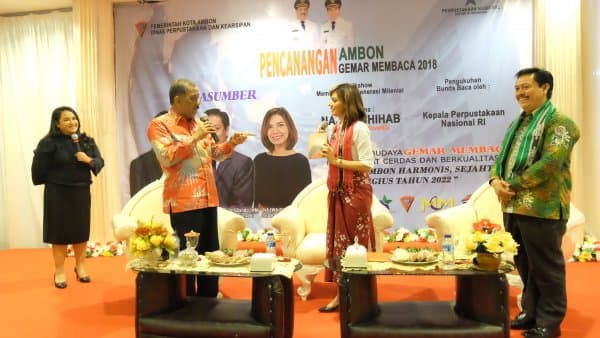 Pencanangan Gerakan Ambon Gemar Membaca: Pemilik Masa Depan adalah Pembaca