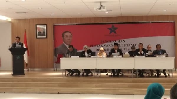 Sidang Pengukuhan Pustakawan Ahli Utama : Tantangan Kepustakawanan di Era Disrupsi