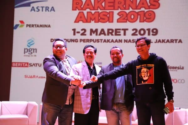 Jumpa Pers AMSI : Perpusnas Siap Mendukung Program Kerja AMSI