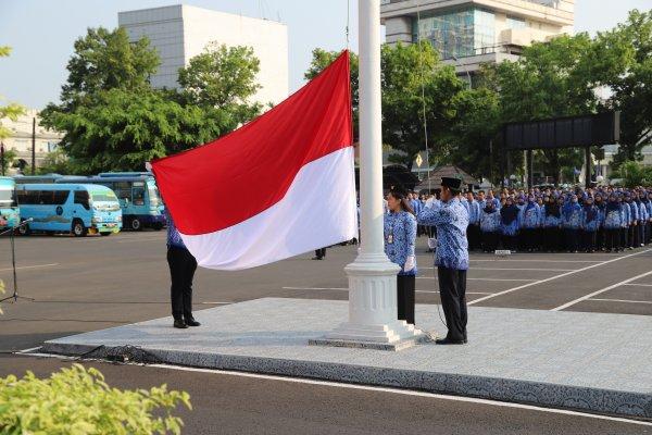 Upacara Hari Pahlawan, Pegawai Perpusnas Diimbau menjadi Pahlawan Masa Kini
