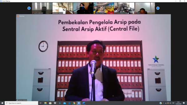 Pembekalan Pengelola Arsip pada Sentral Arsip Aktif