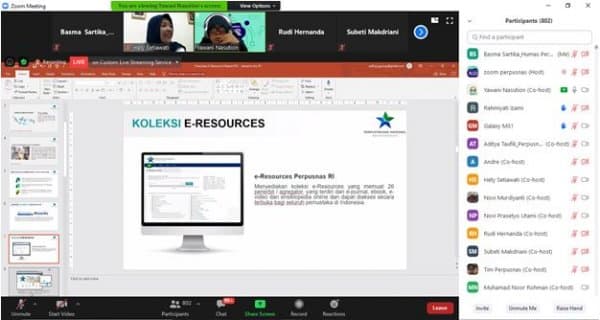 Layanan e-Resources Perpusnas Beri Solusi Referensi