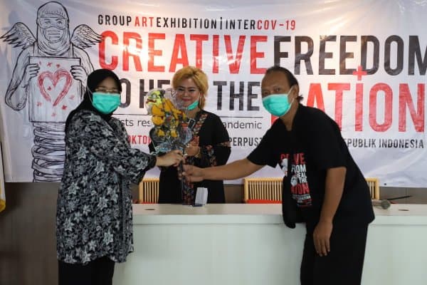 Pameran Seni Rupa Creative Freedom To the Heal the Nation Digelar di Perpusnas