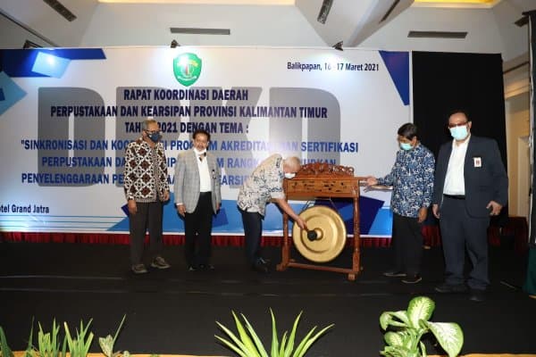 Kepala Perpustakaan Nasional Narasumber Pada Rakorda Perpustakaan dan Keasipan se Kaltim