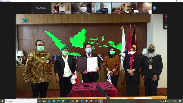 Perkuat Pertukaran Informasi & Pengetahuan, Perpusnas Jalin MoU dengan Perpustakaan Nasional Korea Selatan