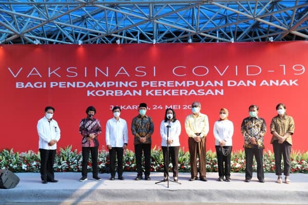 Perpusnas Bersinergi dengan Kemen PPPA Sukseskan Program Vaksinasi Covid-19