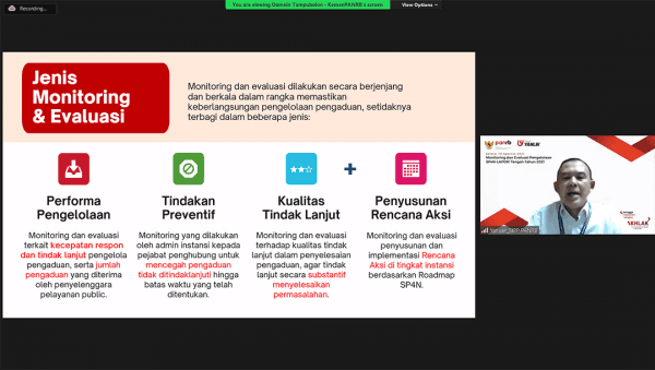 Monev SP4N LAPOR! Akan Dilakukan Berjenjang dan Berkala 