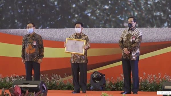 Perpusnas Raih Anugerah Meritokrasi Kategori Baik