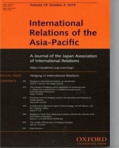 International Relations of the Asia-Pasific. Volume 19 Number 3 2019