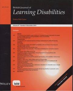 British Journal of Learning Disabilities Volume 47 Number 4 December 2019