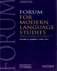 Forum For Modern Language Studies. Volume 55 Number 2 April 2019