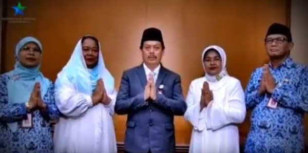 Ucapan Selamat Hari Raya Idul Fitri 1439 H oleh Pimpinan dan Karyawan Perpustakaan Nasional RI