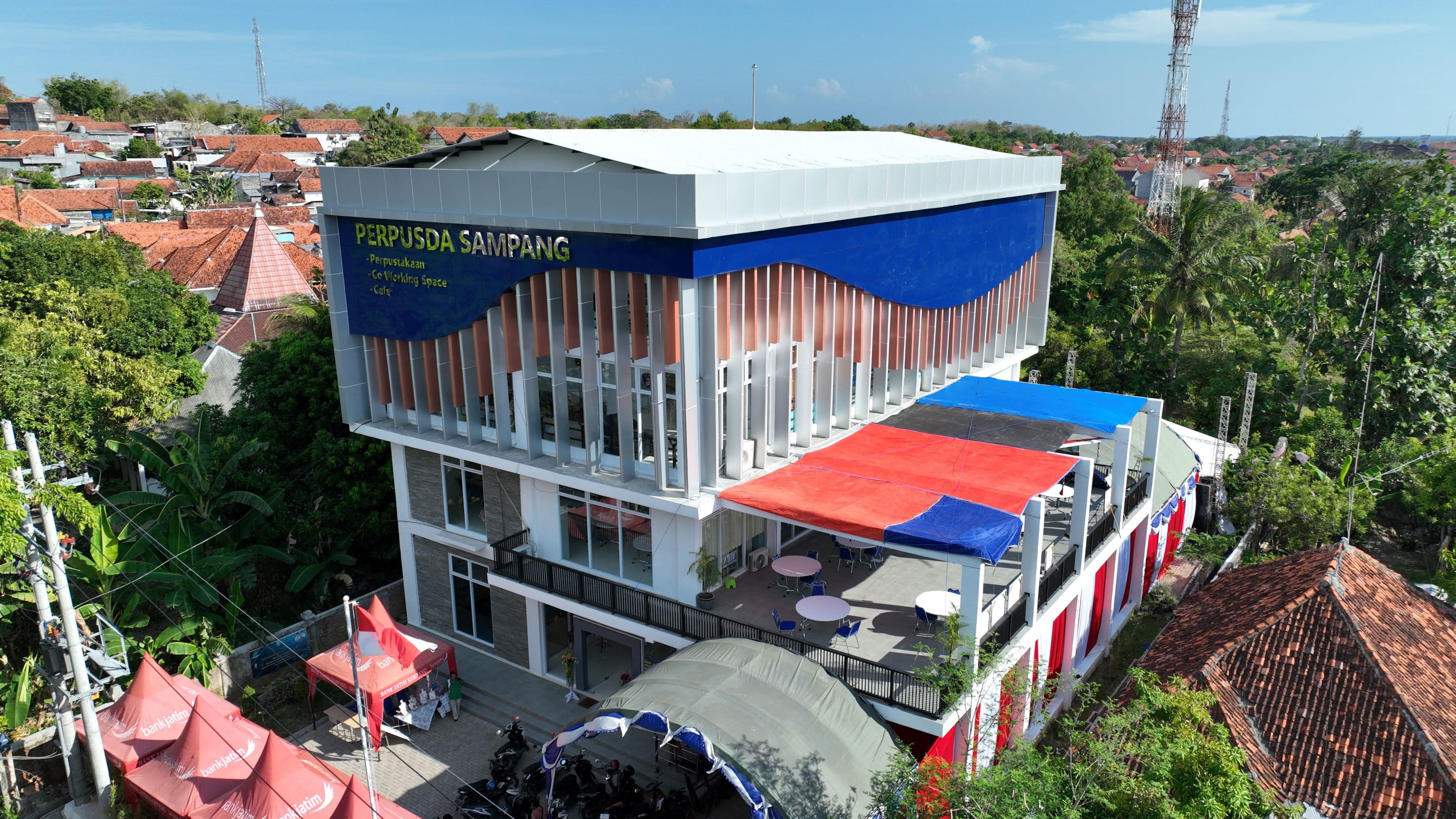 Gedung Perpustakaan Kabupaten Sampang Diresmikan 